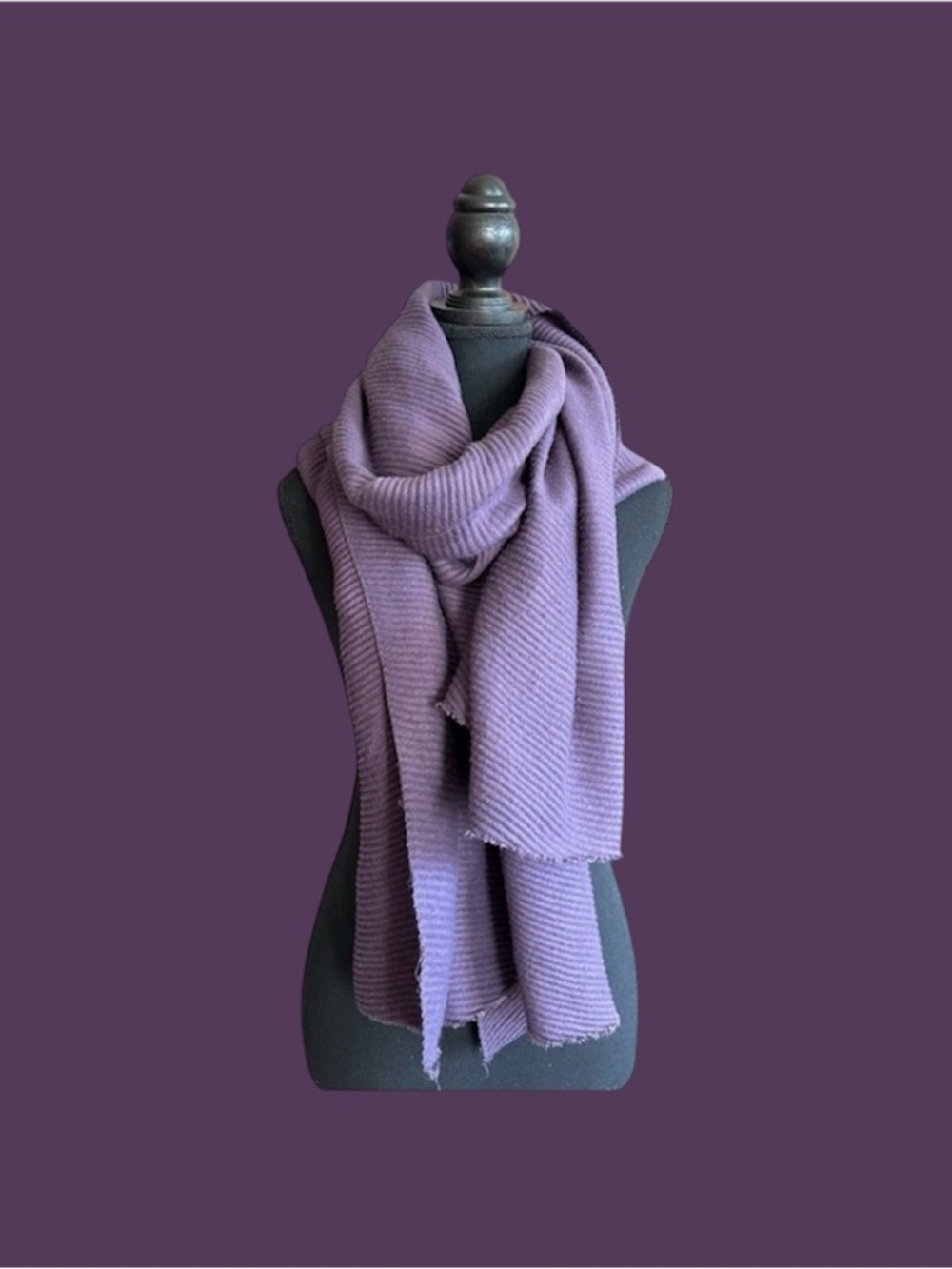 Elegant Purple Scarf